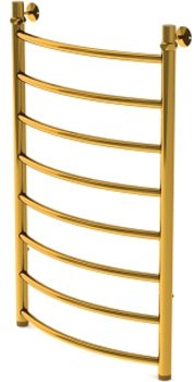 Полотенцесушитель Gloss & Reiter Raduga. Л. 50х80.Д8.G1 (GOLD)