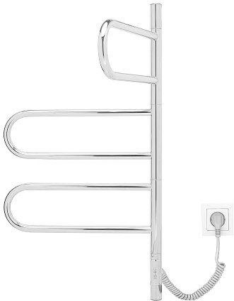 Полотенцесушитель Gloss & Reiter Ti#2 L.44х80.R3 (timer)
