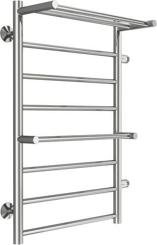 Полотенцесушитель TERMINUS Аврора П8 500х800 (с 2 полками и боковым подключением 500)