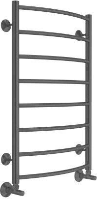 Полотенцесушитель TERMINUS Классик П8 500x800 RAL 9005 бп электро (черный)