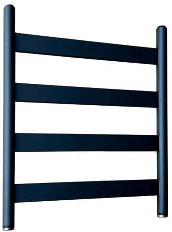 Полотенцесушитель Ростела Престиж нижнее подключение 1" 4 перекладины 50x60 см (черный)