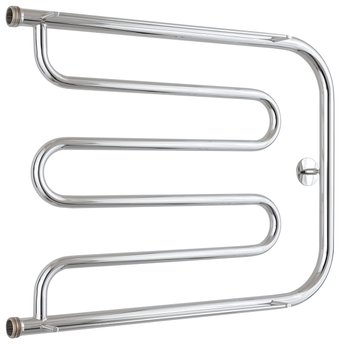 Полотенцесушитель Стилье Тандем 2 полки 500х650 резьба-сгон 1" 00016-5065