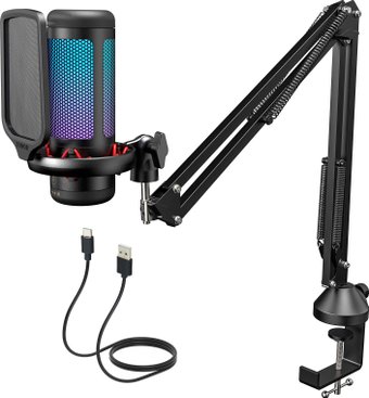 Проводной микрофон Tonor TC310+ (черный)