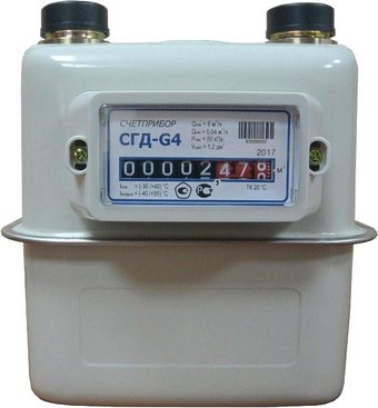 Счетчик газа БелОМО СГД 4-1-G4 ТИ (правый)