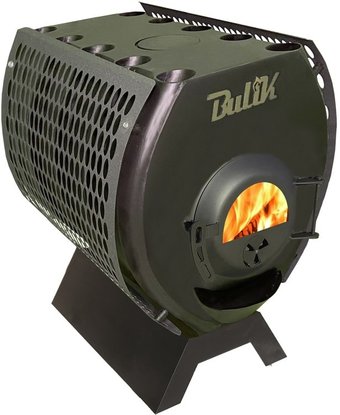 Свободностоящая печь-камин Березка Bulik 400 Стекло с экранами