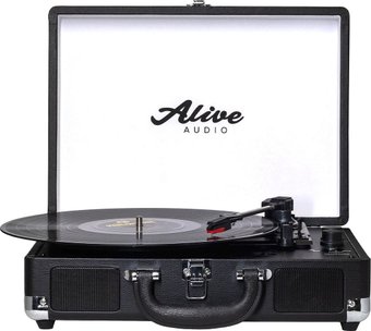 Виниловый проигрыватель Alive Audio Glam Noir