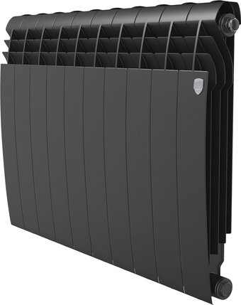 Биметаллический радиатор Royal Thermo Biliner B 500 Черный - 10 секций