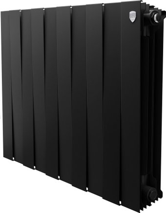 Биметаллический радиатор Royal Thermo PianoForte 500 Черный - 10 секций