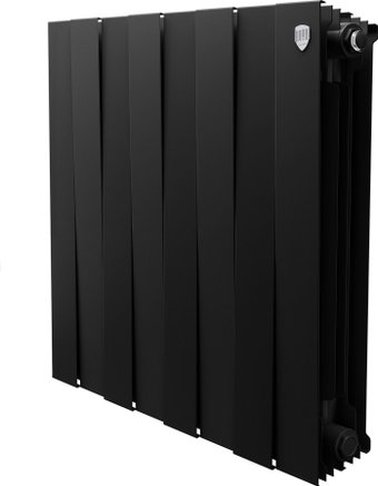 Биметаллический радиатор Royal Thermo PianoForte 500 Черный - 8 секций