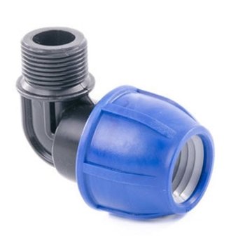 Фитинг Lammin Отвод компрессионный НР 20x1/2 190/1