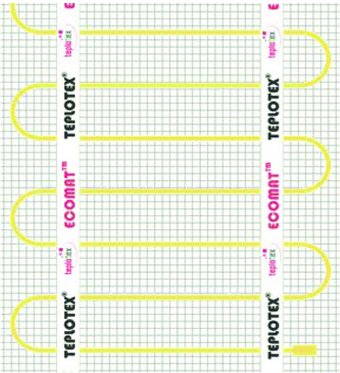 Нагревательный кабель Teplotex Ecomat Light 2ж 150w-3.5/525w