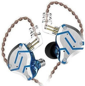 Наушники KZ Acoustics ZS10 Pro (без микрофона, блики синего)