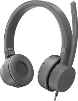 Наушники Lenovo Go Wired ANC (серый)