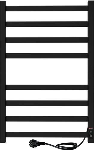 Полотенцесушитель ProHeat Quadro 50x80 (термостат + таймер, черный муар)