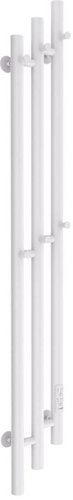 Полотенцесушитель Маргроид Ferrum Inaro 3 Cascade СНШ 150*6*12 Белый матовый, скрытого монтажа, таймер справа