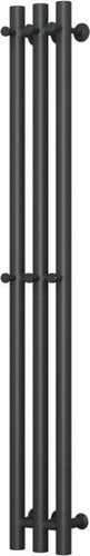 Полотенцесушитель Маргроид Inaro 80*6*12 Черный матовый (6 крючков) (частичная комплектация)