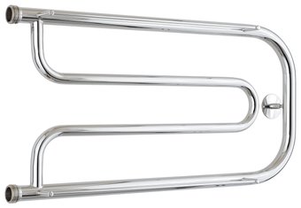 Полотенцесушитель Стилье Дуэт 2 полки 320х650 резьба-сгон 1" 00015-3265