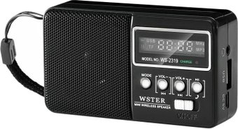 Радиоприемник Wster WS-2319 (черный)