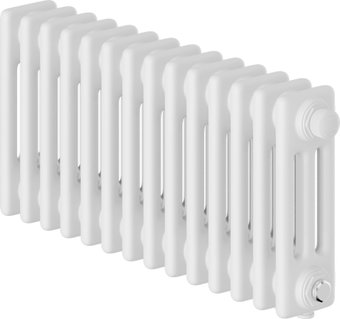 Стальной трубчатый радиатор Royal Thermo Insignia VC3030 - 14 секций RAL9016