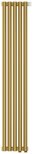 Стальной трубчатый радиатор Сунержа Эстет-0 EU50 правый 1200х225 5 секций (золото)