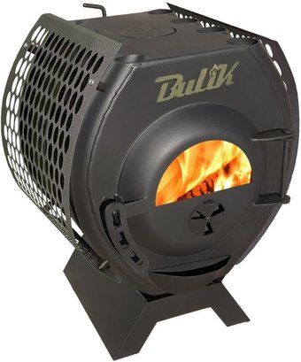 Свободностоящая печь-камин Березка Bulik 150 Стекло с экранами