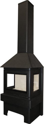 Свободностоящая печь-камин ЭкоКамин Прага 3 стекла