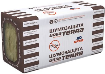 Теплоизоляция URSA Terra 34 PN 1000x610 50 мм