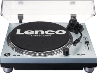 Виниловый проигрыватель Lenco L-3809 (металлик)