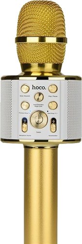Bluetooth-микрофон Hoco BK3 (золотистый)