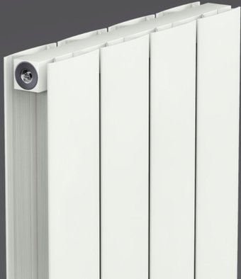 Алюминиевый радиатор Fusion Solid 1800-02 (RAL 9003 белый матовый)