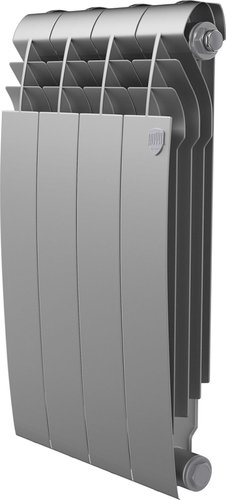 Биметаллический радиатор Royal Thermo Biliner B 500 Серебристый - 4 секций