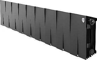 Биметаллический радиатор Royal Thermo PianoForte 200 Черный - 18 секций