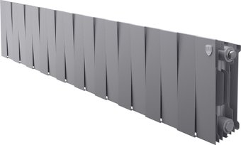 Биметаллический радиатор Royal Thermo PianoForte 200 Серебристый - 20 секций