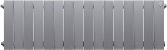 Биметаллический радиатор Royal Thermo PianoForte 300 Silver Satin (16 секций) боковое подключение