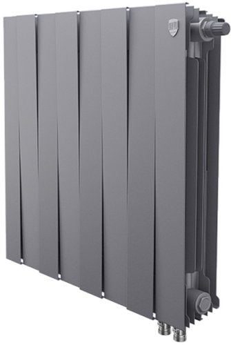 Биметаллический радиатор Royal Thermo PianoForte 500 VDR Silver Satin (8 секций)