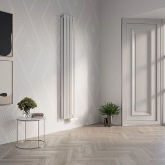 Дизайн-радиатор Faberg Zarter 2 (4 секции, белый RAL-9016)