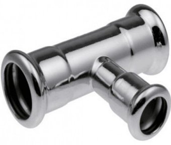 Фитинг KAN Тройник редукционный press 22x15x22 1509260014