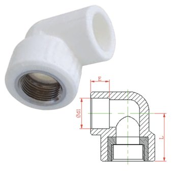 Фитинг Kalde Колено ПП 25-1/2 3223-efo-250b00