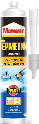 Герметик Момент Гермент санитарный 280 мл (белый)