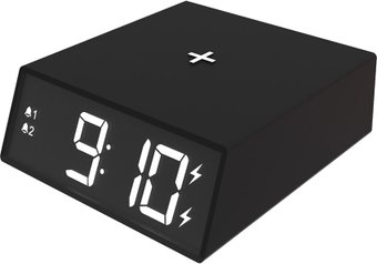 Настольные часы с беспроводной зарядкой Ritmix RRC-910Qi