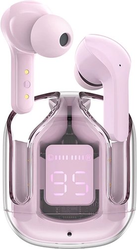 Наушники AceFast T6 Crystal (розовый)