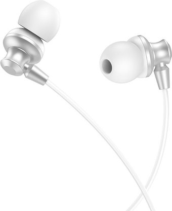 Наушники Hoco M98 (серебристый/белый)