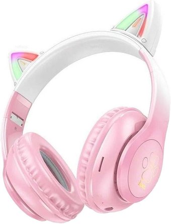 Наушники Hoco W42 (розовый)