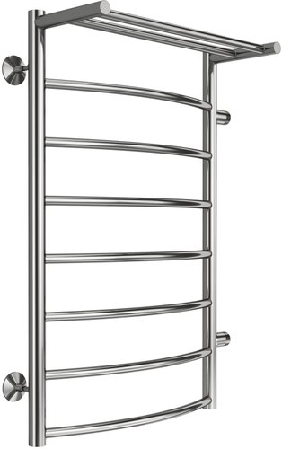 Полотенцесушитель TERMINUS Классик П8 500x800 с полкой (боковое подключение 50, хром)