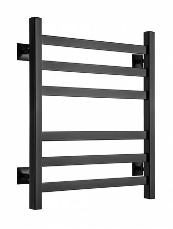 Полотенцесушитель Ростела Квадро V 30 1/2" 6 перекладин 40x60 см (черный)