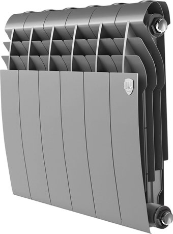 Биметаллический радиатор Royal Thermo Biliner B 350 Серебристый - 6 секций