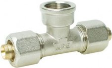 Фитинг APE Тройник проходной 16x1/2" внутр. x16 [3732L01216]