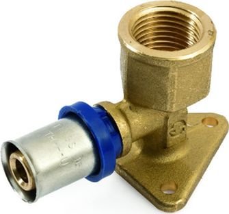 Фитинг General Fittings Пресс отвод с креплением 20х1/2" H=49 5T0023H042020T