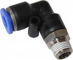 Фитинг Partner Фитинг угловой для пласт труб 4 мм нар рез 1/8" SPL04-01