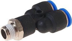 Фитинг RockForce Фитинг Y-образный для пласт. труб 10 мм 1/4" RF-SPX10-02